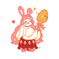 Pink Bunny Girl 00  II