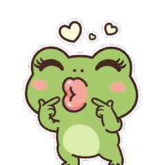 Cute Dumbfounded Froggy