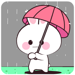 Kawaii Rabbit 5 : Animated Stickers