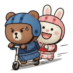 <熊咖兔兔>騎咘咘實用日常♡♡♡～