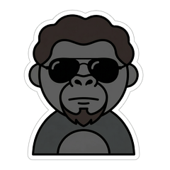 Hikaru Gorilla  Cool Sunglasses Gorilla