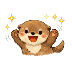 adorable little otter