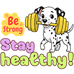 快乐的大理石纹斑点狗