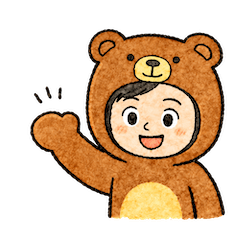 クマの着ぐるみで日々を過ごす
