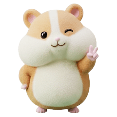 hamster reaction Sticker