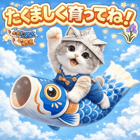 All-Year Celebration Cat Stickers