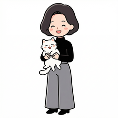 My Cat & Me: Stickers for Coworkers 50s