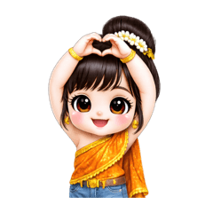 ส้ม : ห่มสไบใส่ยีนต์(No text)