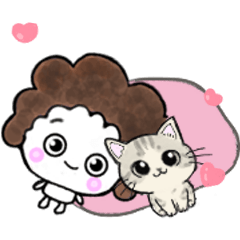 毎日使える★かわいい猫ともじゃのスタンプ