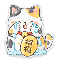 ぷっくり招き猫の毎日スタンプno3