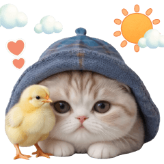 cat days big sticker by keimaru