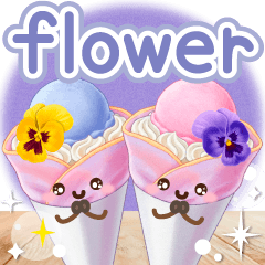 Natural design, Flower and sweet english