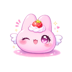Strawberry Mochi Bunny-chan
