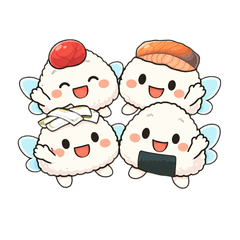 Onigiri Fairies Omusubies