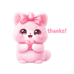 Cute Pink Tiny Hammy Stickers