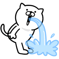 Moving Pretty kitten Stickers 3