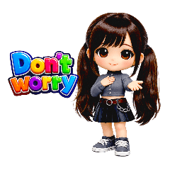 Cute 3D Chibi Girl Daily Talk