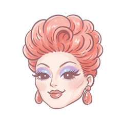 Queen's Self-Love Stickers for Menopause