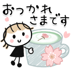 ふんわり♡春ミルクティー