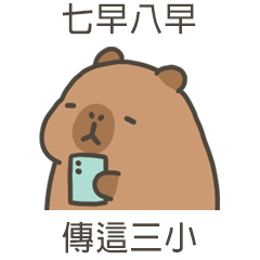 卡比巴拉水豚傳這三小