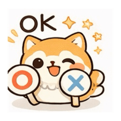 Q版柴犬的日常實用對話