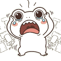 びっくり変色カエル