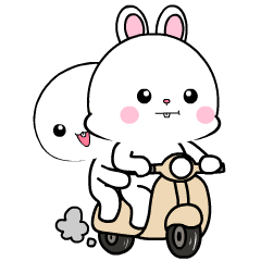 Lovely Rabbit 31 : Animated Stickers