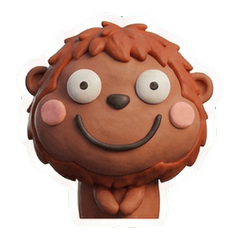 Animated Waving Orangutan  71