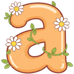 Daisy Pastel Lowercase Symbol