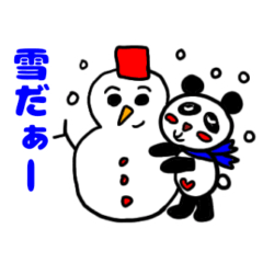 ぱんみょんスタンプ冬