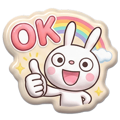 Puffy Greetings Marshmallow Rabbit