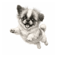 Cheerful Pekingese Days