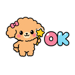 トイプードルの空【ゆめかわ】