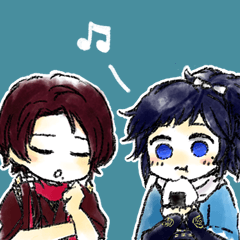 Daily Life Stickers of Touken danshi