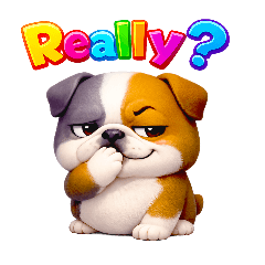 Cute Playful Dog Stickers