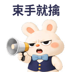 ♡雲朵兔兔35♡皺眉兔♡