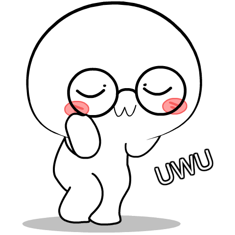 Baldie Glasses 8 : Pop-up stickers