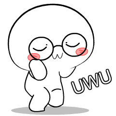 Baldie Glasses 8 : Pop-up stickers