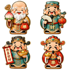 萌萌招財福神團(40組)