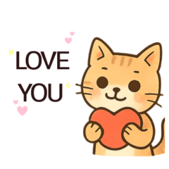 The sincere orange cat