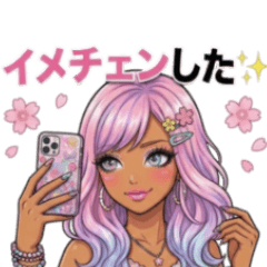 日本春季辣妹日常與活動實用貼圖