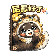 豹貓小v熊～翻肚討摸摸