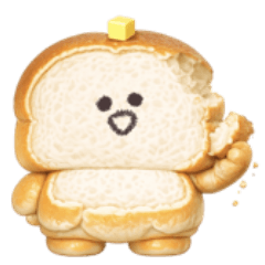 Small slice of bread