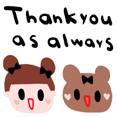 (nenerin日常スタンプ601英語気遣い)