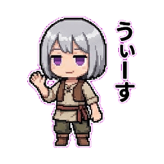 無気力なミアちゃん【ドット絵編】