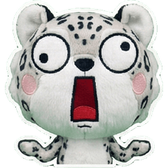 Plush Snow leopard  7th