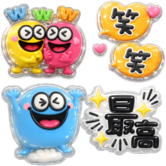 PUKUNo.1 colorful Monster NEW balloon