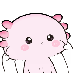 Funny Axolotl 3 : Animated Stickers