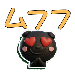 3D Black Scottish Fold 27