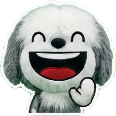 Plush Old English Sheepdog  7th